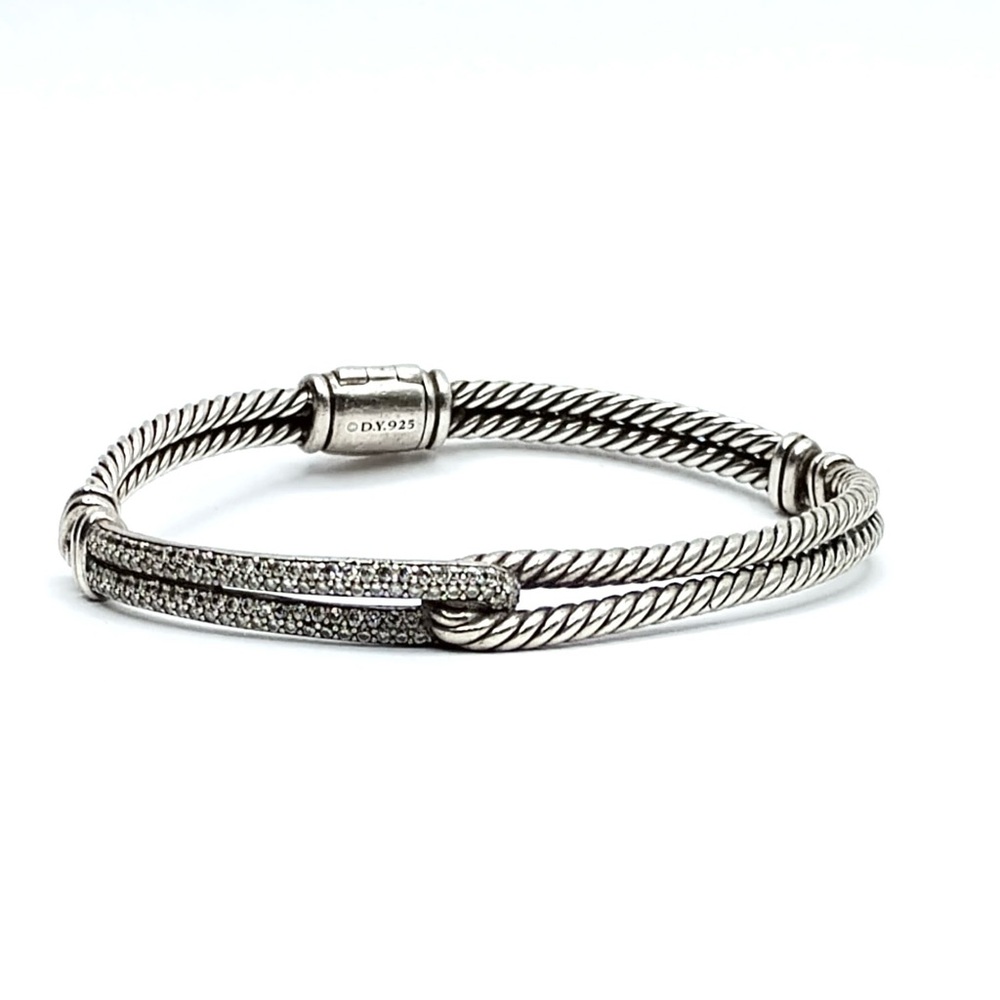 David Yurman Labyrinth Mini Single Loop Bracelet … - image 1